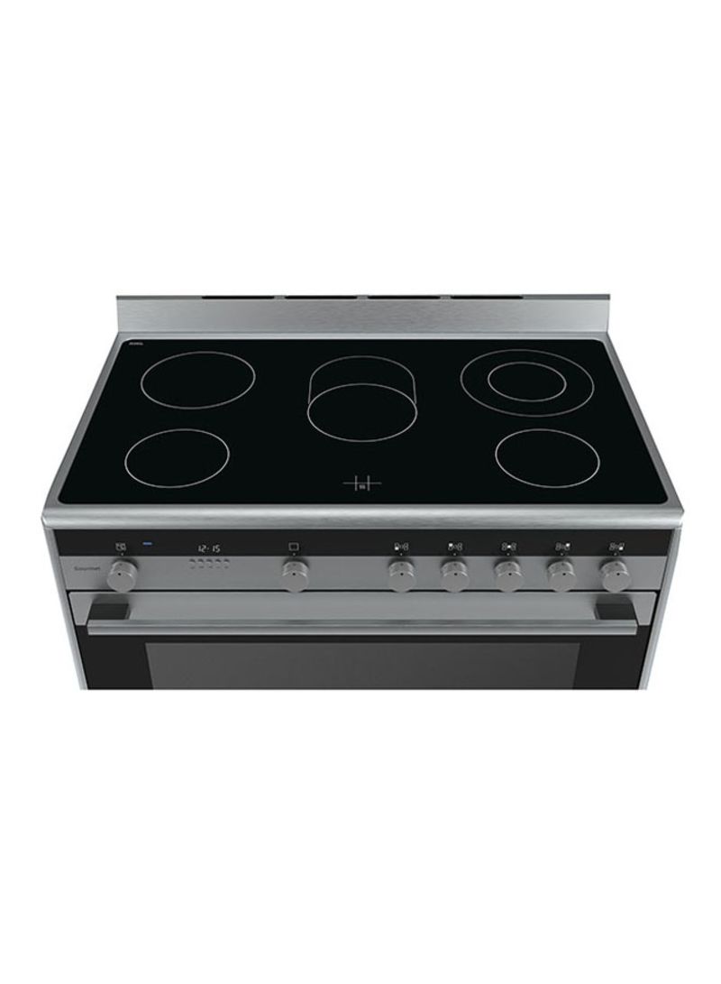 Freestanding Gas Cooker HY738357M Silver